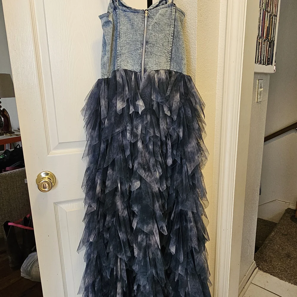 Fashion Nova Blue Denim Dress - Picture 3 of 6